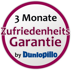 Dunlopillo Zufriedenheitsgarantie