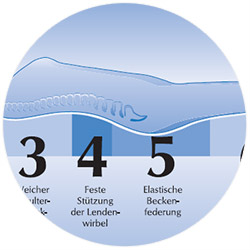 7-Zonen-Matratze